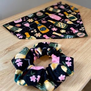 Pet Bandana + Matching Scrunchie